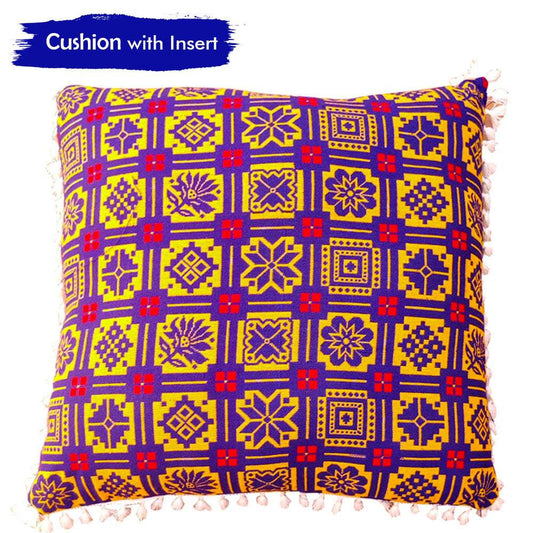 Traditional Floor Filled Cushion Acrylic & polyester Inclusive of filing case size 24 x 24"